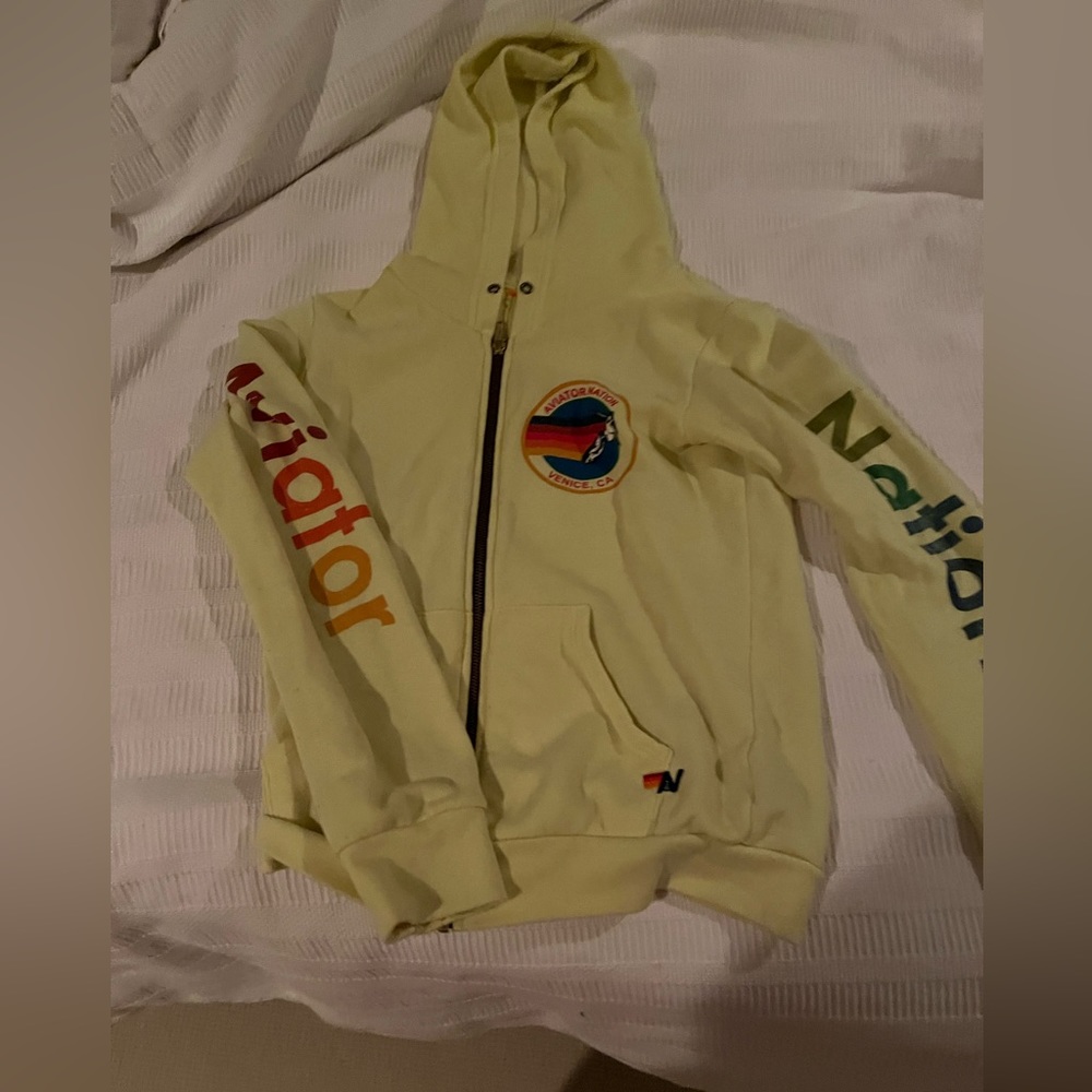 Aviator nation kids zip up